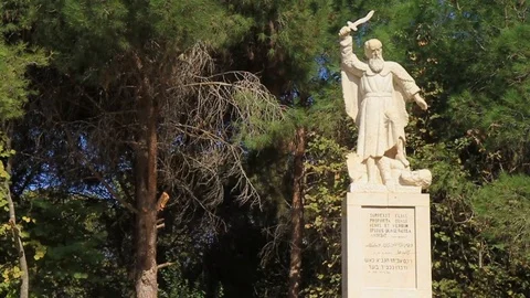 Elijah on Mount Carmel Stock Footage 103056836