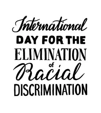Elimination of Racial Discrimination Stock Illustration