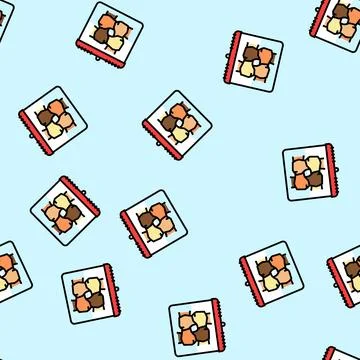 Elimination of racial discrimination vector seamless pattern Stock Illustration