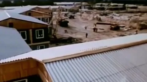 Elimination of radiation pollution. Chernobyl 1987  (163) Stock Footage 288024196