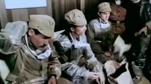 Elimination of radiation pollution. Chernobyl 1987  (204) Stock Footage 288024643