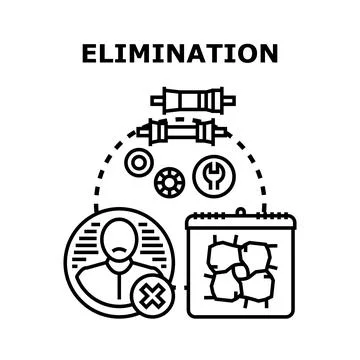 Elimination of workplace hazards and risk management planning Stock Illustration