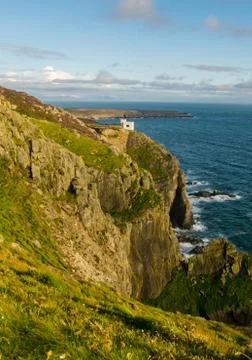 Elin's Tower, South Stack, North Wales Stock Photos