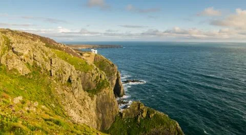 Elin's Tower, South Stack, North Wales Stock Photos