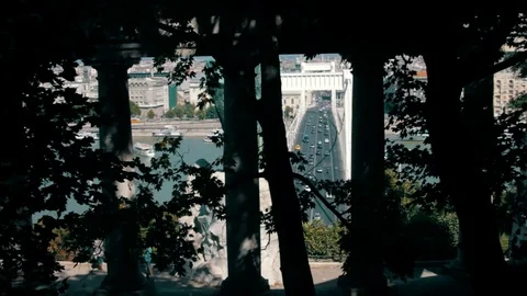 Elisabeth Bridge in Budapest Stock Footage 69889008