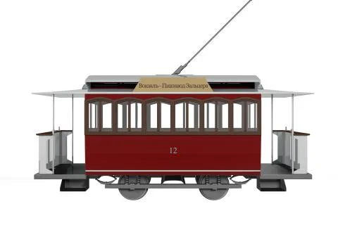 Elisavetgrad tram Stock Illustration