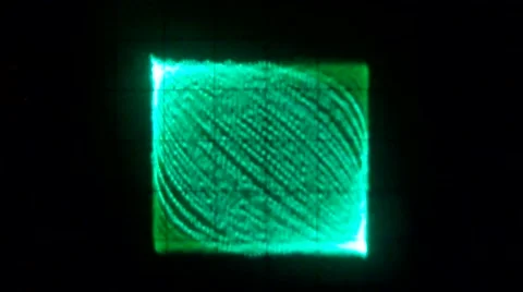 Elissayu shape in electronic screen Stock Footage 68107015