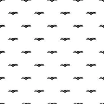 Elite army pattern seamless vector Stock Illustration