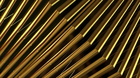 Elite Background, Gold Bars, 3D Render, Exclusive, Unique Design Stock Footage 270348008