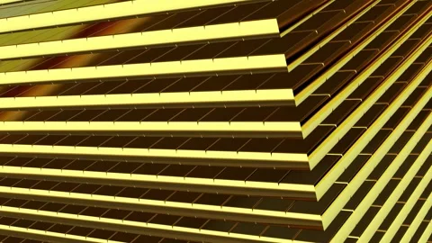 Elite Background, Gold Tiles, Unique Design, 3D Render, Exclusive Stock Footage 270347928
