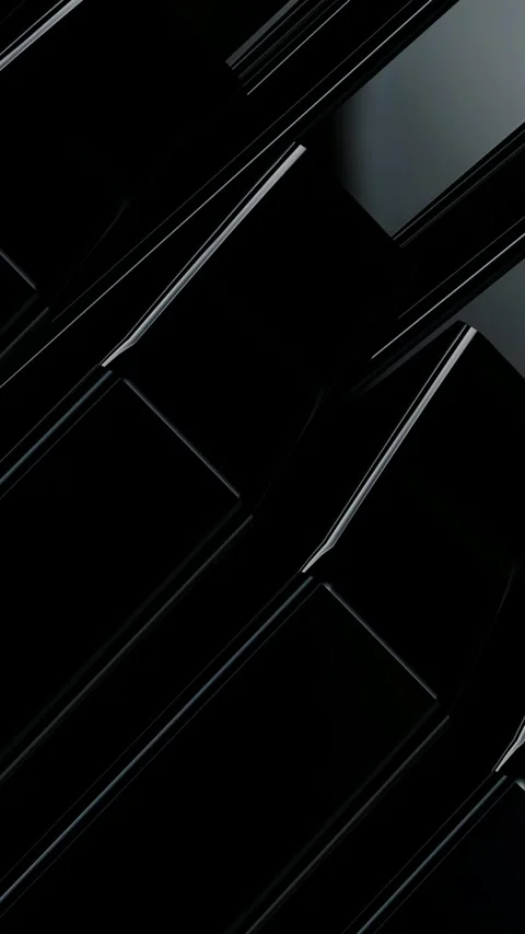 Elite Background with Looping Black Figure and Shimmering Metallic Reflections 스톡 동영상 343267080