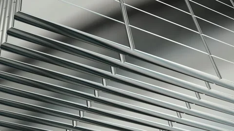 Elite Background, Silver Bars, 3D Render, Unique Design, Exclusive Stock Footage 270347850