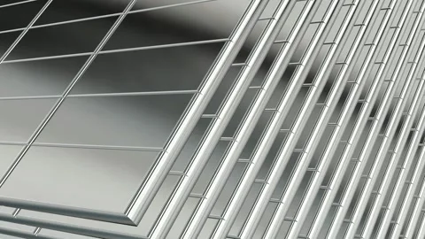 Elite Background, Silver Bars, Exclusive, Unique Design, 3D Render Stock Footage 270347848