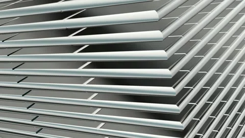 Elite Background, Silver Bars, Unique Design, 3D Render, Exclusive Stock Footage 270347841