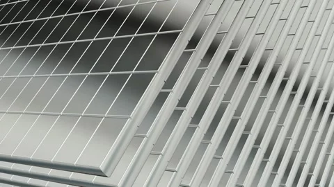 Elite Background, Silver Tiles, 3D Render, Unique Design, Exclusive Stock Footage 270347827