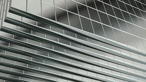 Elite Background, Silver Tiles, Unique Design, 3D Render, Exclusive Stock Footage 270347820