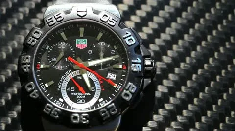 Elite clock face dial and hands Stock Footage 11463452