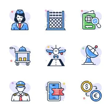 An elite collection of continuous integration, database management, and agile Ilustração Stock