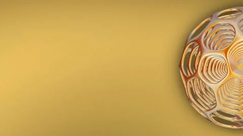 Elite Colorful Background, Reflection, Exclusive, Unique Sphere, Looped Stock Footage 304198495