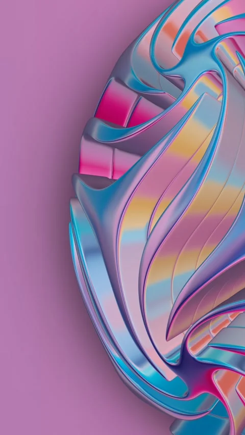 Elite Colorful Background, Unique Sphere, Looped, Vertical, Exclusive Stock Footage 301405402
