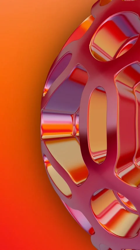 Elite Colorful Background, Vertical, Exclusive, Looped, Unique Sphere Stock Footage 301405435
