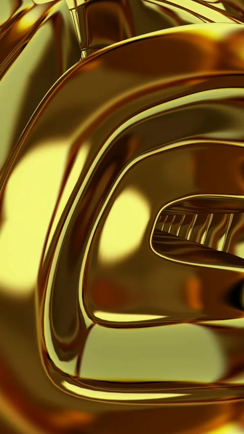 Elite Gold Background, Unique Design, Vertical, Looped, Exclusive Stock Footage 301229466