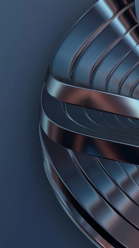 Elite Metallic Background, Unique Sphere, Vertical, Exclusive, Looped Stock Footage 301405418