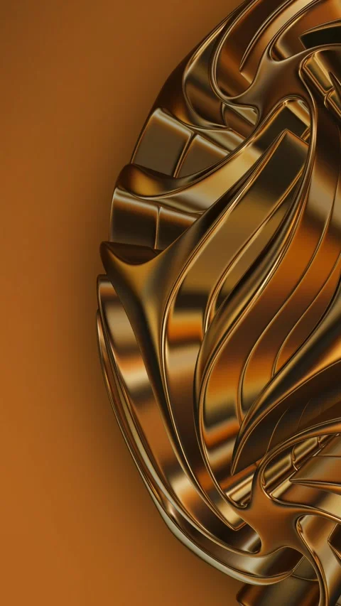 Elite Metallic Background, Vertical, Exclusive, Unique Sphere, Looped Stock Footage 301405457