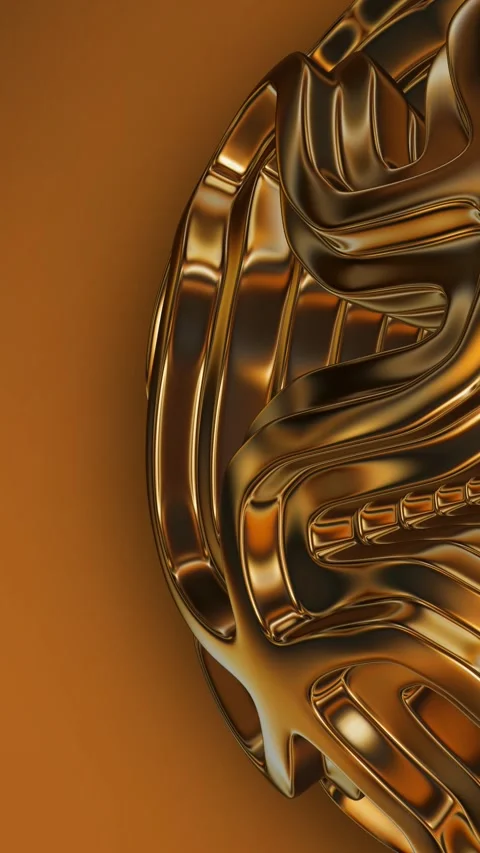 Elite Metallic Background, Vertical, Exclusive, Looped, Unique Sphere Stock Footage 301405467