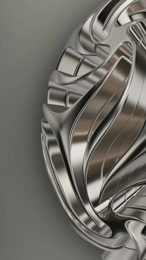 Elite Platinum Background, Unique Sphere, Vertical, Exclusive, Looped Stock Footage 301405382