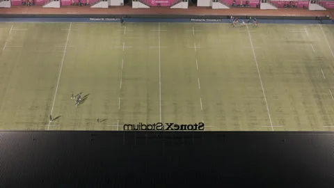 Elite Rugby Training Session - StoneX Stadium Aerial View - Part 2 스톡 동영상 332335366