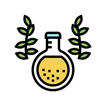 Elixir phytotherapy color icon vector illustration Stock Illustration