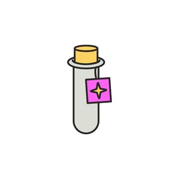 Elixir in vitro icon. Element of magic icon for mobile concept and web apps 스톡 일러스트