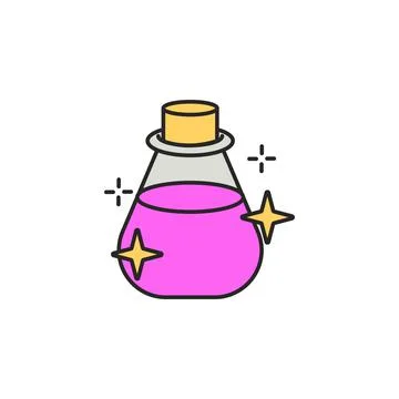 Elixir in vitro icon. Element of magic icon for mobile concept and web apps 스톡 일러스트