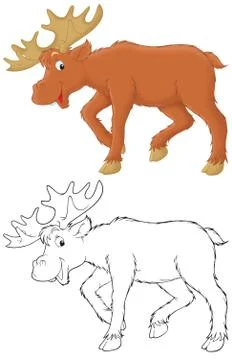 Elk Stock Illustration