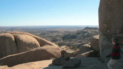 Elk Mountain Boulder Hopping Stock Footage 20497780