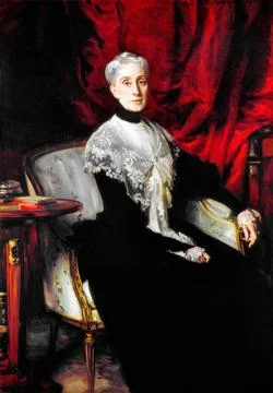 Ellen Peabody Endicott by  John Singer Sargent. Stock Illustration