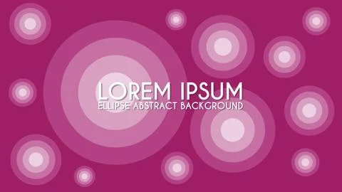 Ellipse Abstract Background Design Template, Pinky, Purple, Violet 스톡 일러스트