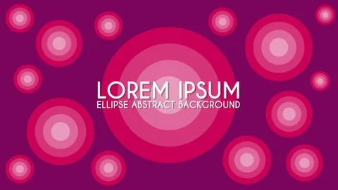 Ellipse Abstract Background Design Template, Pinky, Purple, Violet, Red Maroo Illustrazione stock