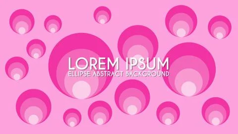 Ellipse Abstract Background Design Template, Pinky, Purple, Violet 스톡 일러스트