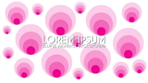 Ellipse Abstract Background Design Template, Pinky, Purple, Violet, White Stock-Illustration