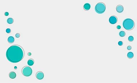 Ellipse Abstract on white background in vector illustration Stock Illustration