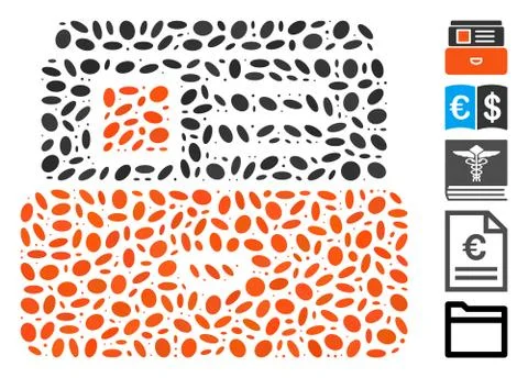 Ellipse Mosaic Catalog イラスト素材