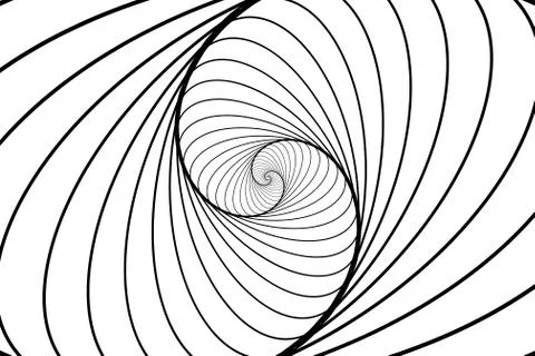 Ellipse optical illusion pattern Illustrazione stock