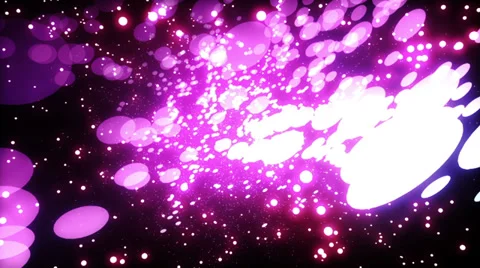 Ellipse Particle Flow VJ Loop Animation HD Video stock 35843388