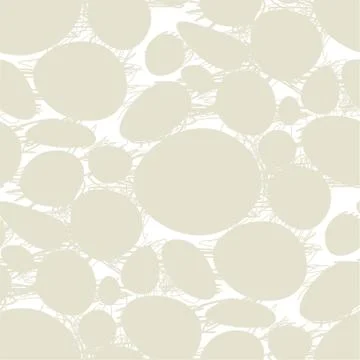 Ellipse silhouettes seamless pattern Illustrazione stock