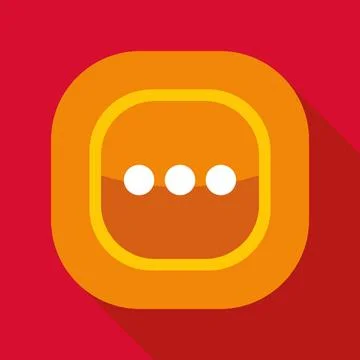 Ellipsis button icon showing more options menu Stock Illustration