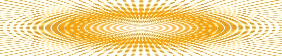 Elliptical light effect with radial lines Stock Illustration