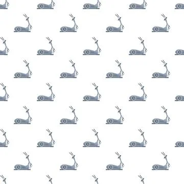 Elliptical machine exercise fitness pattern for health Stock Illustration