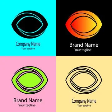 The Elliptical Orbit: Dynamic Focus and Encirclement logo design 스톡 일러스트